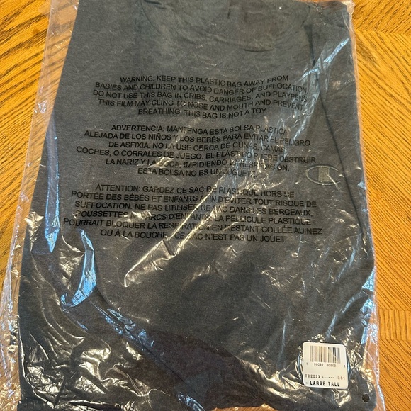 Champion Men's Dark Gray Short Sleeve Tee - Picture 2 of 4